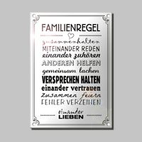 Spruchschild, Hinweisschild, gew&ouml;lbt