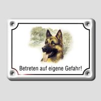 Betreten auf eigene Gefahr; 148 x 210 mm Facette; a 38,72 EUR